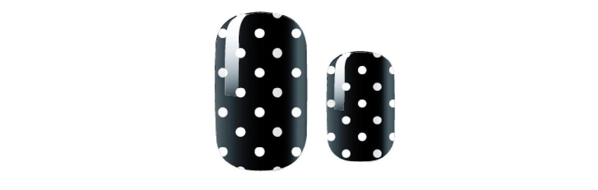 spotty nail art