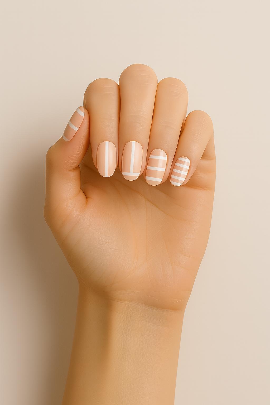 Stripe Overlay Classic Nail Wraps