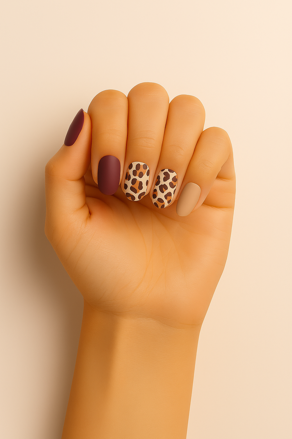 Bold Classic Leopard Print Nail Wraps